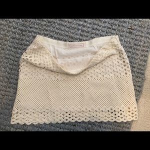 Cream crochet mini
